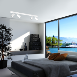 Lampa sufitowa Hudson 4xGU10 Biały