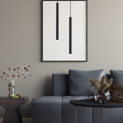 MONZA BLACK pendant lamp 1xG9 max 8W LED