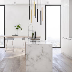 Lámpara colgante MONZA BRASS 7xG9 máx. 8W LED