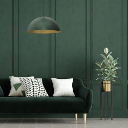 Pendant lamp BETA GREEN/GOLD 1xE27 45cm