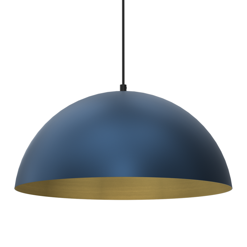 Підвісна лампа BETA NAVY BLUE/GOLD 1xE27 45см