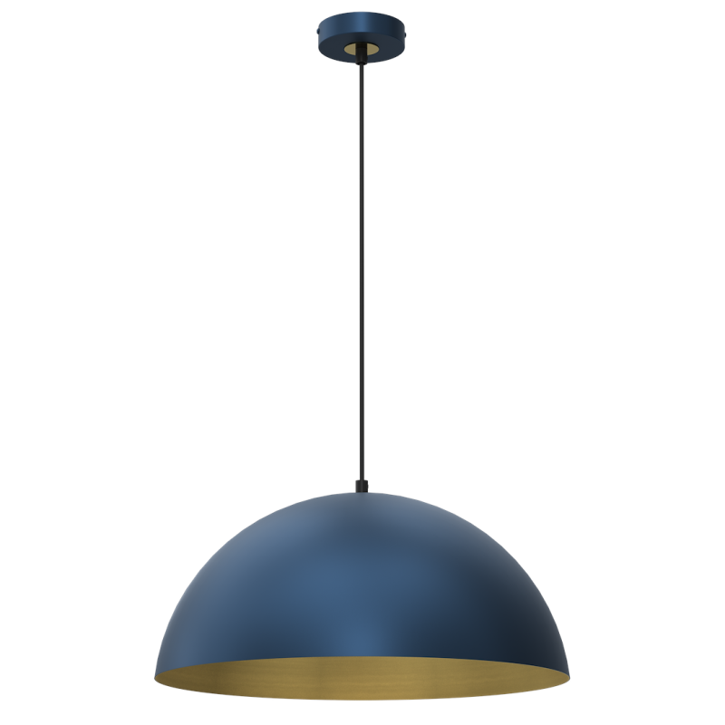 Підвісна лампа BETA NAVY BLUE/GOLD 1xE27 45см