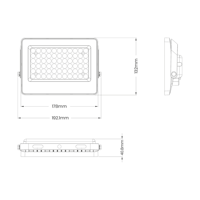 Solarstrahler Fokus 60W 900lm 6000K