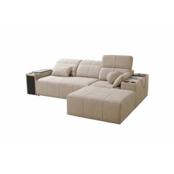 Milano I corner sofa bed in Plecionka fabric, Verita 75 – elegance and functionality in one