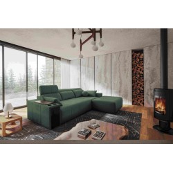 Milano I corner sofa bed in Plecionka fabric, Verita 75 – elegance and functionality in one