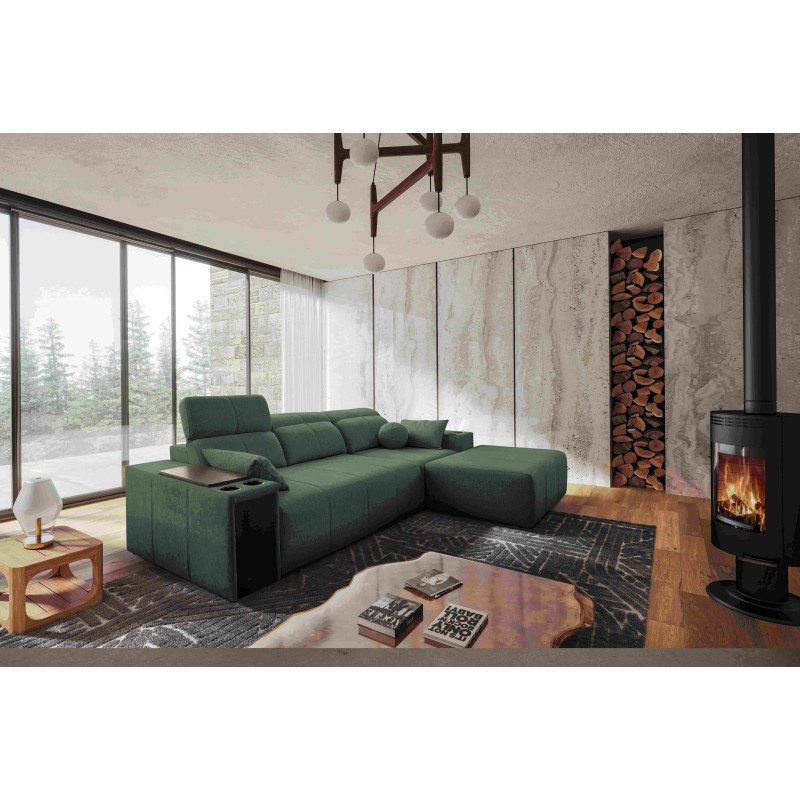 Ecksofa Milano I mit Schlaffunktion in Gewebe Plecionka, Verita 75 – Eleganz und Funktionalität in einem