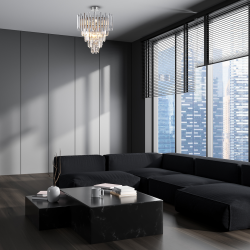 MADISON CHROME Ceiling Lamp 9xE14