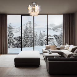 Deckenleuchte ASPEN CHROME 6xE14