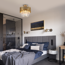 ASPEN GOLD Ceiling Lamp 6xE14