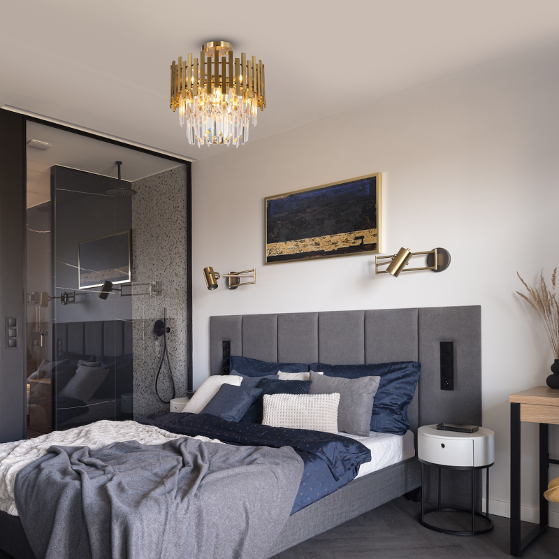 Deckenleuchte ASPEN GOLD 6xE14