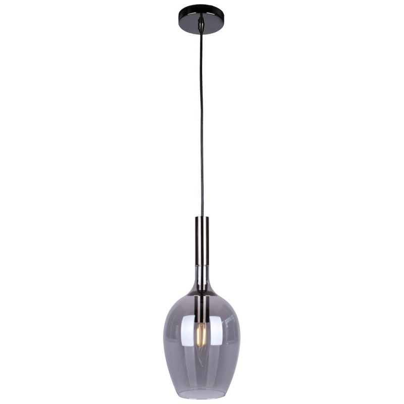 LUGANO SMOKED hanging lamp 1xE14