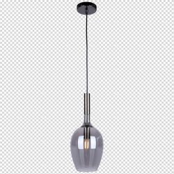 Lampa wisząca LUGANO SMOKED 1xE14