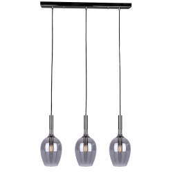LUGANO SMOKED pendant lamp 3xE14