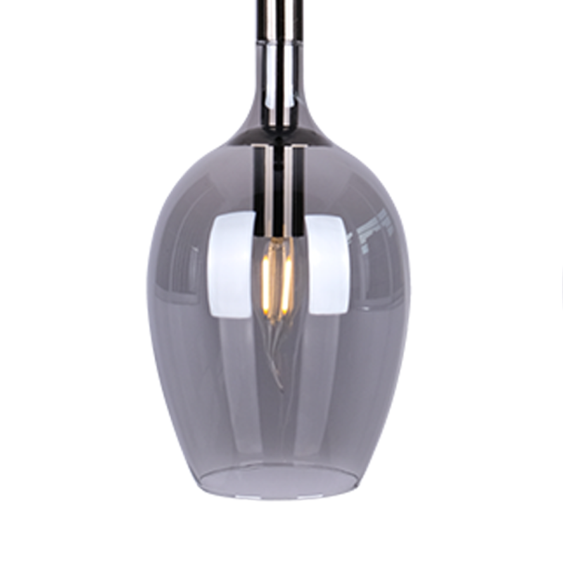 LUGANO SMOKED pendant lamp 3xE14