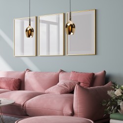 Hängelampe LUGANO GOLD 1xE14