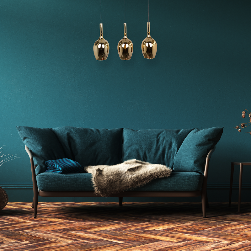 LUGANO GOLD pendant lamp 3xE14