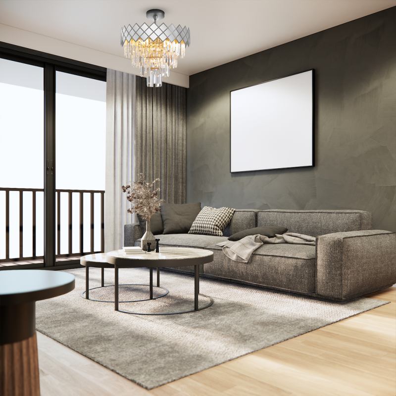 CARISMA CHROME Ceiling Lamp 9xE14