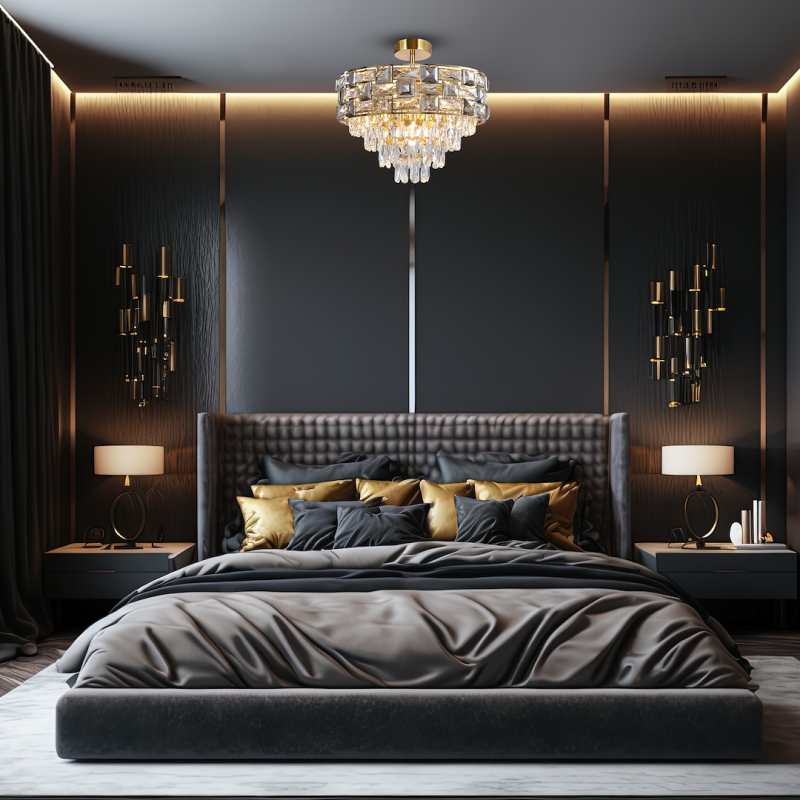 Deckenleuchte LUXURIA 9xE14