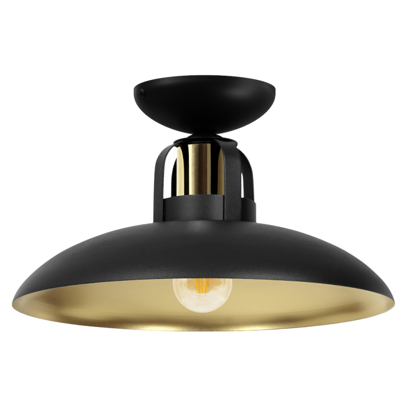 FELIX BLACK/GOLD Ceiling Lamp 1xE27