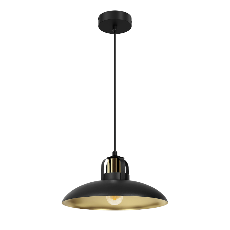 FELIX BLACK/GOLD pendant lamp 1xE27