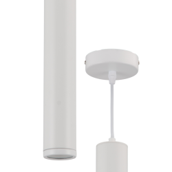 Lámpara colgante PORTER WHITE 1xGU10