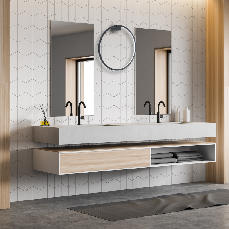 Saturno Black Wall Lamp 25W LED