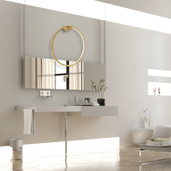 Wandleuchte Saturno Gold 25W LED