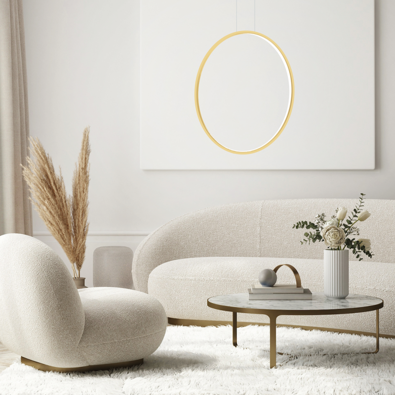 Hängeleuchte Saturno Gold 46W LED