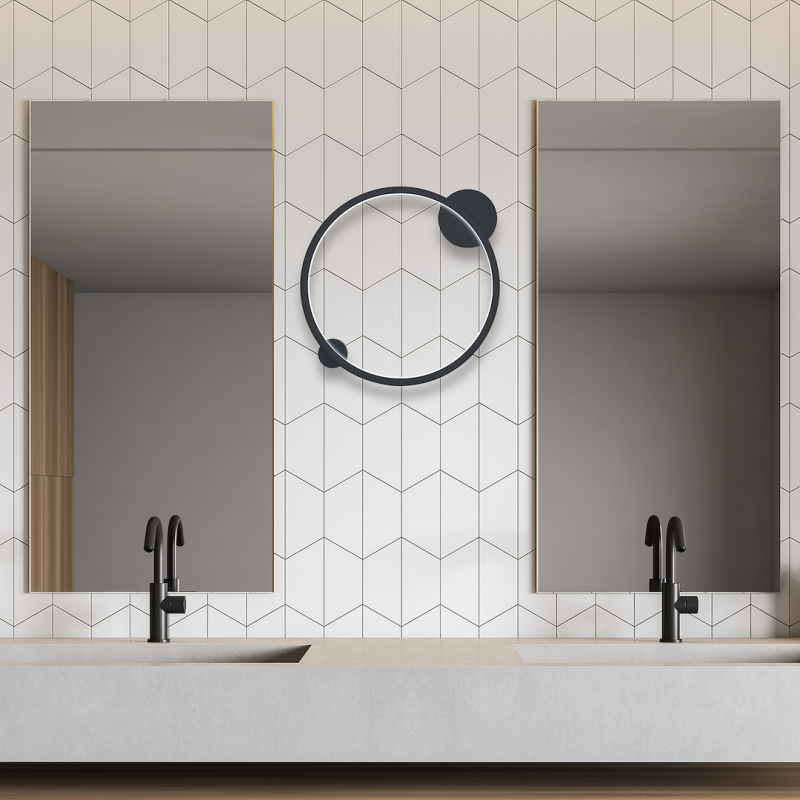 Saturno Black Deckenleuchte 25W LED