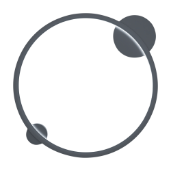 Saturno Black Deckenleuchte 25W LED