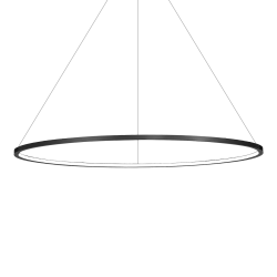 Saturno Black 57W LED pendant lamp