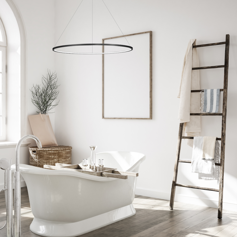 Hängelampe Saturno Schwarz 57W LED