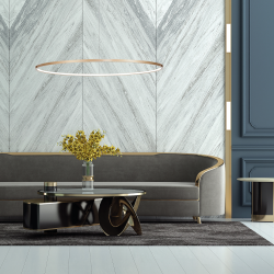 Saturno Gold 57W LED Pendant Lamp