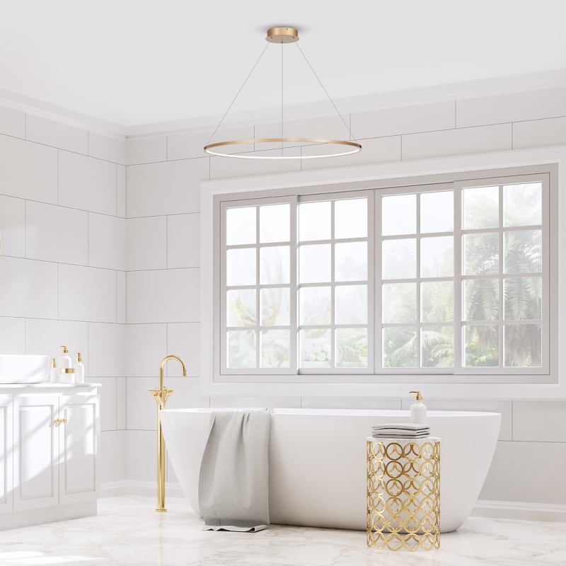 Saturno Gold 57W LED Pendant Lamp