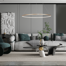 Pendelleuchte Saturno Gold 65W LED