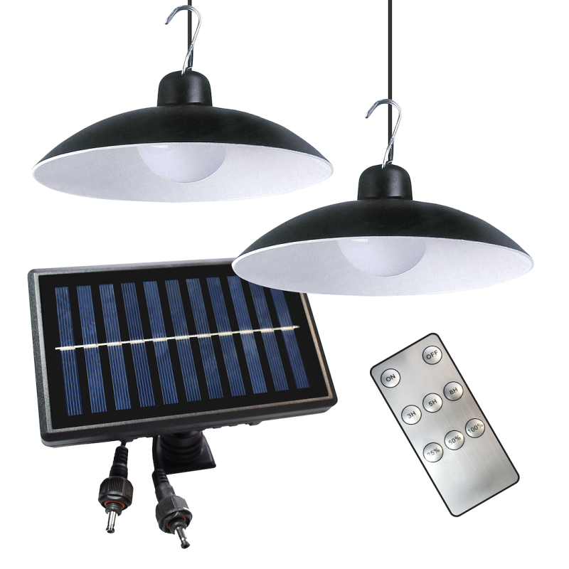 Saturn Double Solar Lamp