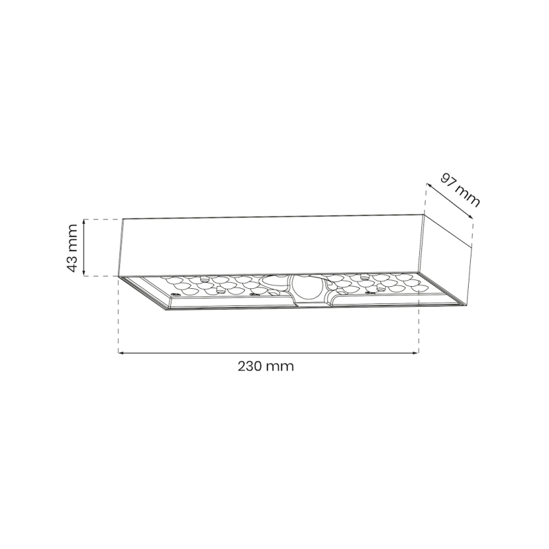 Lampa Solarna Brick 6W 800lm 4000K
