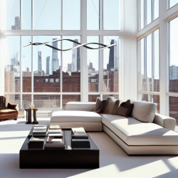 GRANT BLACK 38W LED PENDANT LIGHT