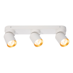 Andy Ceiling Lamp 3xGU10 White + Gold