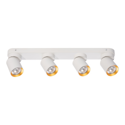 Deckenlampe Andy 4xGU10 Weiß + Gold