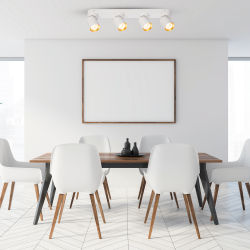 Andy Ceiling Lamp 4xGU10 White + Gold