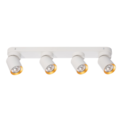 Стельова лампа Andy 4xGU10 Білий + Золотий