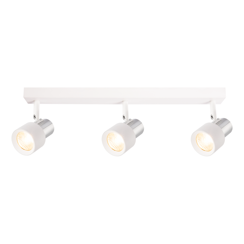 Ceiling Lamp Cino 3xGU10 White + Chrome