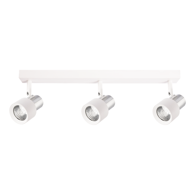 Ceiling Lamp Cino 3xGU10 White + Chrome