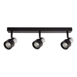 Deckenlampe Cino 3xGU10 Schwarz + Chrom