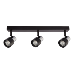 Ceiling Lamp Cino 3xGU10 Black + Chrome
