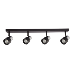 Ceiling Lamp Cino 4xGU10 Black + Chrome