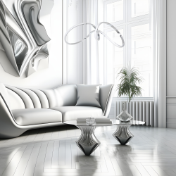 Lámpara colgante TESORO CHROME 48W LED