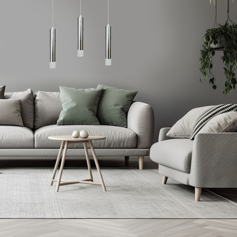 Hängelampe TUBI CHROM 1xGU10