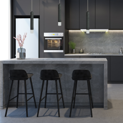 Pendant lamp TUBI BLACK 1xGU10